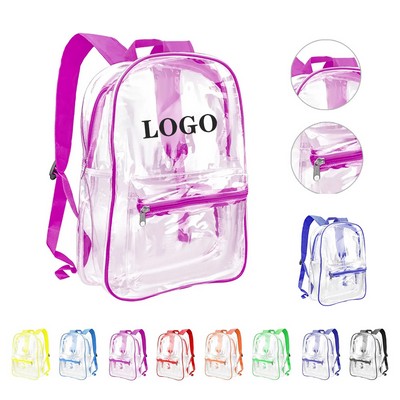 Clear PVC School Backpack